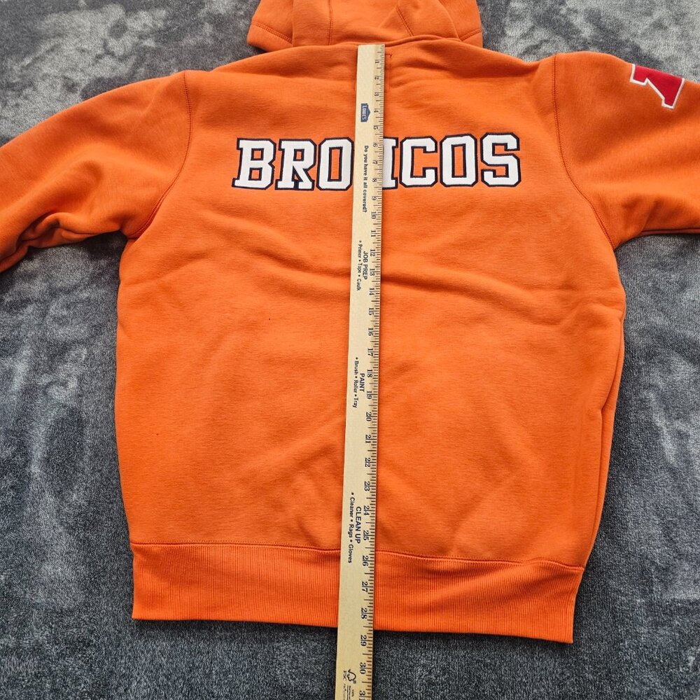 NFL Denver Broncos team apparel full zip hoody mens Large embordered spell out - Picture 12 of 12